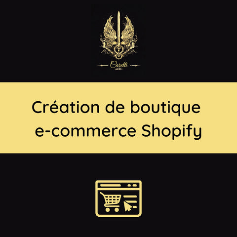 Création de boutique e-commerce Shopify - Caretti and Co